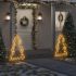 Decorațiune brad cu lumini de Crăciun cu țăruși, 115 LED, 90 cm GartenMobel Dekor
