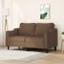 Canapea cu 2 locuri, roșu vin, 140 cm, material textil GartenMobel Dekor