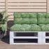 Perne de paleți, 2 buc, verde aprins, material textil GartenMobel Dekor