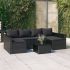 Set mobilier de grădină cu perne, 2 piese, gri, poliratan GartenMobel Dekor