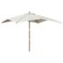 Umbrelă de grădină stâlp din lemn, taupe, 300x300x273 cm GartenMobel Dekor
