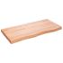 Raft de perete maro deschis 100x50x(2-6) cm lemn stejar tratat GartenMobel Dekor
