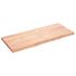 Raft de perete maro deschis 120x40x(2-4) cm lemn stejar tratat GartenMobel Dekor