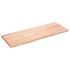 Raft de perete maro deschis 120x40x(2-4) cm lemn stejar tratat GartenMobel Dekor