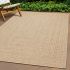 Covor 140x200 cm aspect iută pentru interior și exterior GartenMobel Dekor