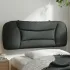 Pernă pentru tăblie de pat, gri închis, 80 cm, material textil GartenMobel Dekor