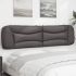 Pernă pentru tăblie pat, gri, 160 cm, piele artificială GartenMobel Dekor