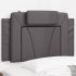Pernă pentru tăblie pat, negru, 80 cm, piele artificială GartenMobel Dekor