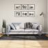Covor pufos "PAMPLONA" cu fire înalte, negru modern, 100x200 cm GartenMobel Dekor