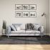 Covor pufos "PAMPLONA" cu fire înalte, negru modern, 100x200 cm GartenMobel Dekor