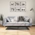 Covor pufos "PAMPLONA" cu fire înalte, negru modern, 100x200 cm GartenMobel Dekor