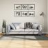 Covor pufos "PAMPLONA" cu fire înalte, negru modern, 100x200 cm GartenMobel Dekor