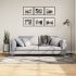 Covor pufos "PAMPLONA" cu fire înalte, negru modern, 100x200 cm GartenMobel Dekor