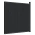 Set panouri pentru gard, gri, 173x186 cm, WPC GartenMobel Dekor