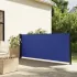 Copertina laterală retractabilă, albastru, 120x500 cm GartenMobel Dekor