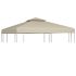 Copertină de rezervă acoperiș pavilion, bej, 3x3 m, 310 g/m² GartenMobel Dekor
