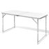 Masă camping din aluminiu reglabilă 180 x 60 cm GartenMobel Dekor