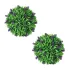 Set de 2 arbuști ornamentali artificiali, bilă cu lavandă, 30 cm GartenMobel Dekor