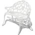 Bancă bistro, bronz, 100 cm, aluminiu turnat GartenMobel Dekor