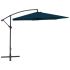 Umbrelă suspendată cu stâlp din aluminiu, albastru, 300 cm GartenMobel Dekor