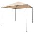 Pavilion, antracit, 3 x 3 m, material textil și oțel, 180 g/m² GartenMobel Dekor