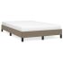 Cadru de pat, gri taupe, 140 x 200 cm, material textil GartenMobel Dekor
