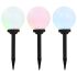 Lămpi solare de exterior, 6 buc., 20 cm, RGB, sferic, LED GartenMobel Dekor