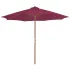 Umbrelă soare de exterior, stâlp metalic, 300 cm, gri taupe GartenMobel Dekor