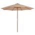Umbrelă de soare, verde, 258 cm GartenMobel Dekor