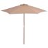 Umbrelă de soare de exterior cu stâlp din lemn, taupe, 270 cm  GartenMobel Dekor