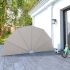 Copertină laterală pliabilă de terasă, crem, 160 cm GartenMobel Dekor