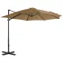 Umbrelă consolă de grădină, stâlp din aluminiu, roșu, 300 cm GartenMobel Dekor