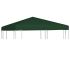 Acoperiș de pavilion, 310 g/m², verde, 4 x 3 m GartenMobel Dekor