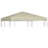 Copertină de rezervă acoperiș pavilion, bej, 3x3 m, 310 g/m² GartenMobel Dekor