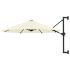 Umbrelă soare, montaj pe perete, stâlp metal, 300 cm, antracit GartenMobel Dekor