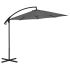 Umbrelă suspendată cu stâlp din oțel, cărămiziu, 300 cm GartenMobel Dekor