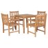 Set mobilier de exterior, 5 piese, lemn masiv de tec GartenMobel Dekor