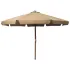 Umbrelă de soare de exterior, stâlp din lemn, gri taupe, 330 cm GartenMobel Dekor