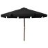 Umbrelă de soare de exterior, stâlp din lemn, verde, 330 cm GartenMobel Dekor