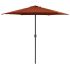 Umbrelă de soare cu stâlp aluminiu, antracit, 270 x 246 cm GartenMobel Dekor