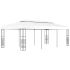 Pavilion marchiză, antracit, 3 x 6 m GartenMobel Dekor