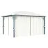 Pavilion cu perdele, gri taupe, 400 x 300 cm, aluminiu GartenMobel Dekor