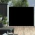 Copertină laterală retractabilă de terasă, roșu, 140 x 500 cm GartenMobel Dekor