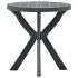 Masă de bistro, verde, Ø70 cm, plastic GartenMobel Dekor