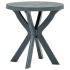 Masă de bistro, verde, Ø70 cm, plastic GartenMobel Dekor
