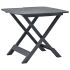 Masă de grădină pliabilă, alb, 79 x 72 x 70 cm, plastic  GartenMobel Dekor