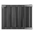 Poartă de grădină, gri, 100 x 80 cm, WPC GartenMobel Dekor