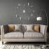 Ceas de perete 3D, negru, 100 cm, XXL, design modern GartenMobel Dekor