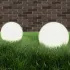 Lămpi bol cu LED 2 buc, sferice, 25 cm, PMMA GartenMobel Dekor