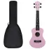 Set ukulele Soprano pentru copii, cu husă, natural, 23" GartenMobel Dekor